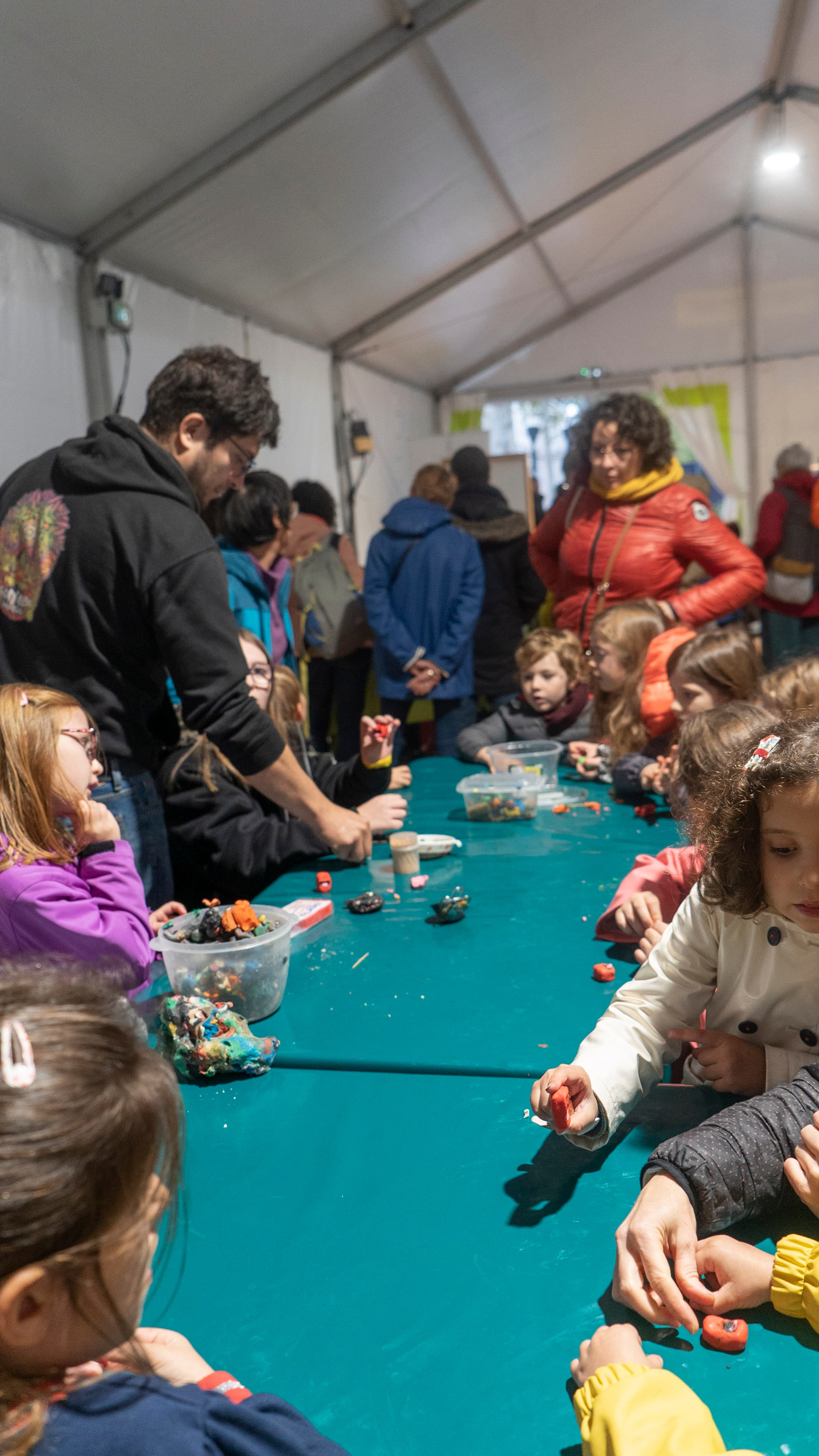 Séance Clay Date, atelier