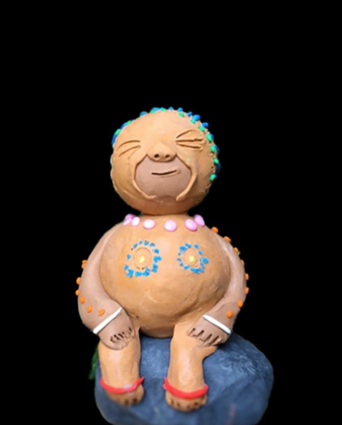 Illustration inspired by pre-Columbian art