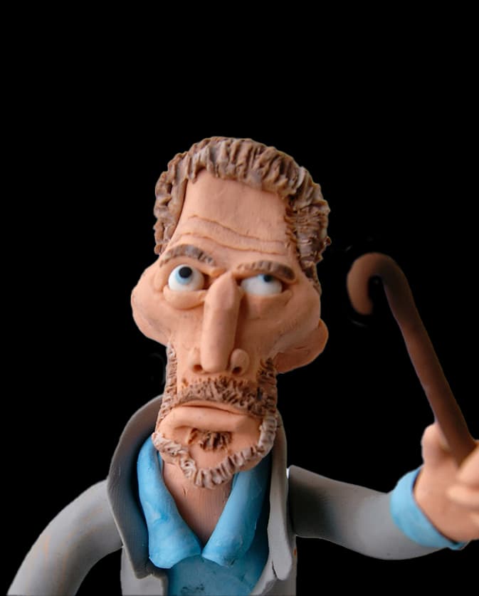 Personnage House en pâte à modeler