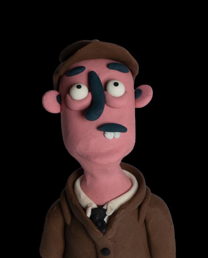 Figurine en pâte à modeler