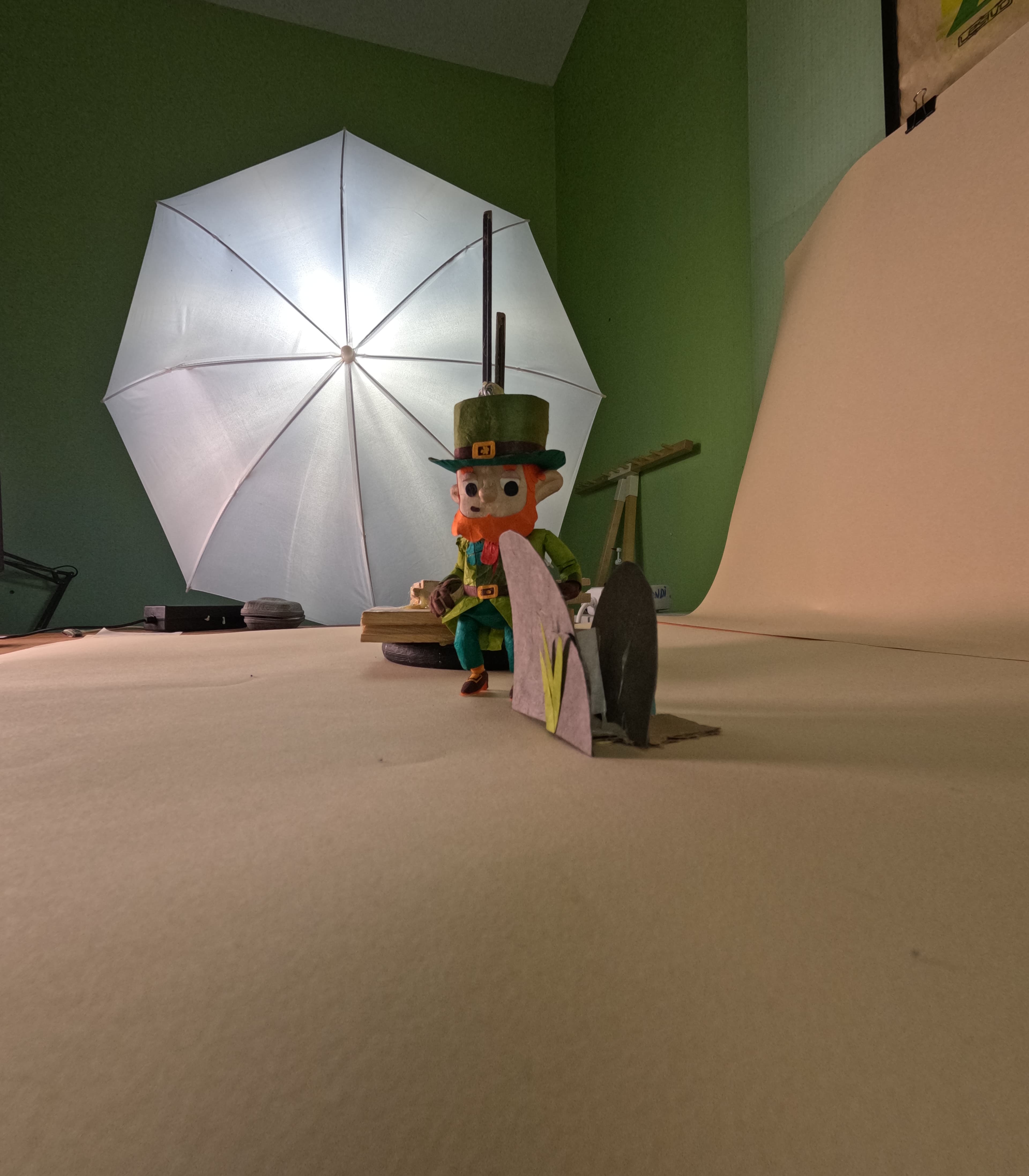 Stop motion film set for Saint Patrick 2026